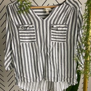 Faith and Joy Striped Blouse